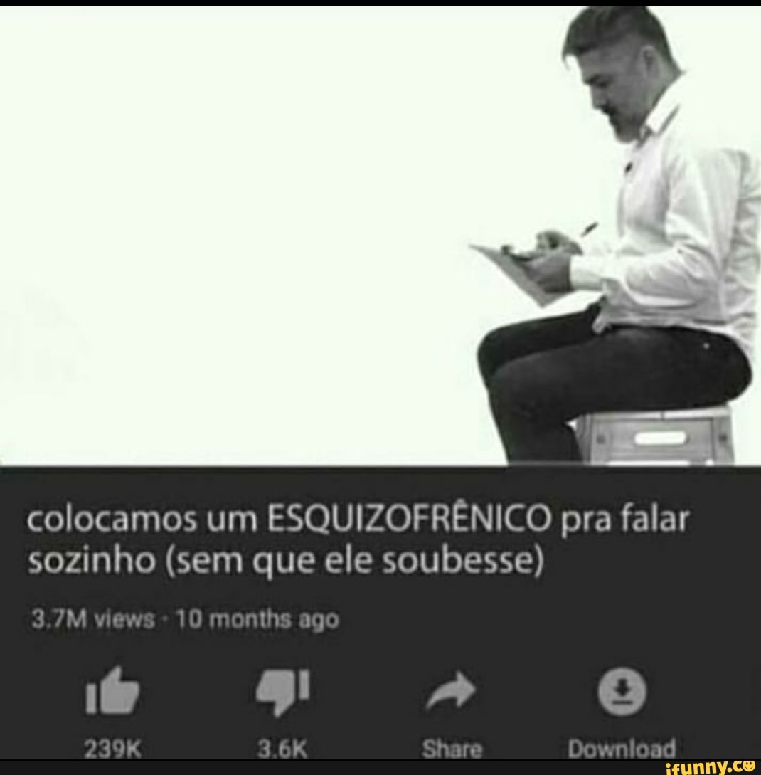 Colocamos um ESQUIZOFRÊNICO pra falar sozinho sem que ele soubesse th