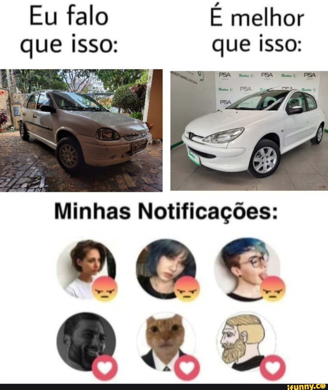 Eu falo É melhor que isso que isso Minhas Notificações iFunny Brazil