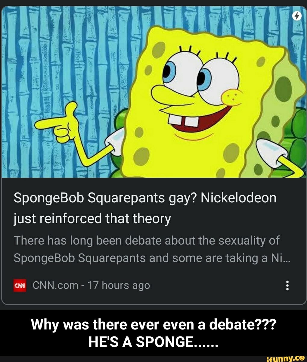 MA SpongeBob Squarepants Gay Nickelodeon Just Reinforced That Theory