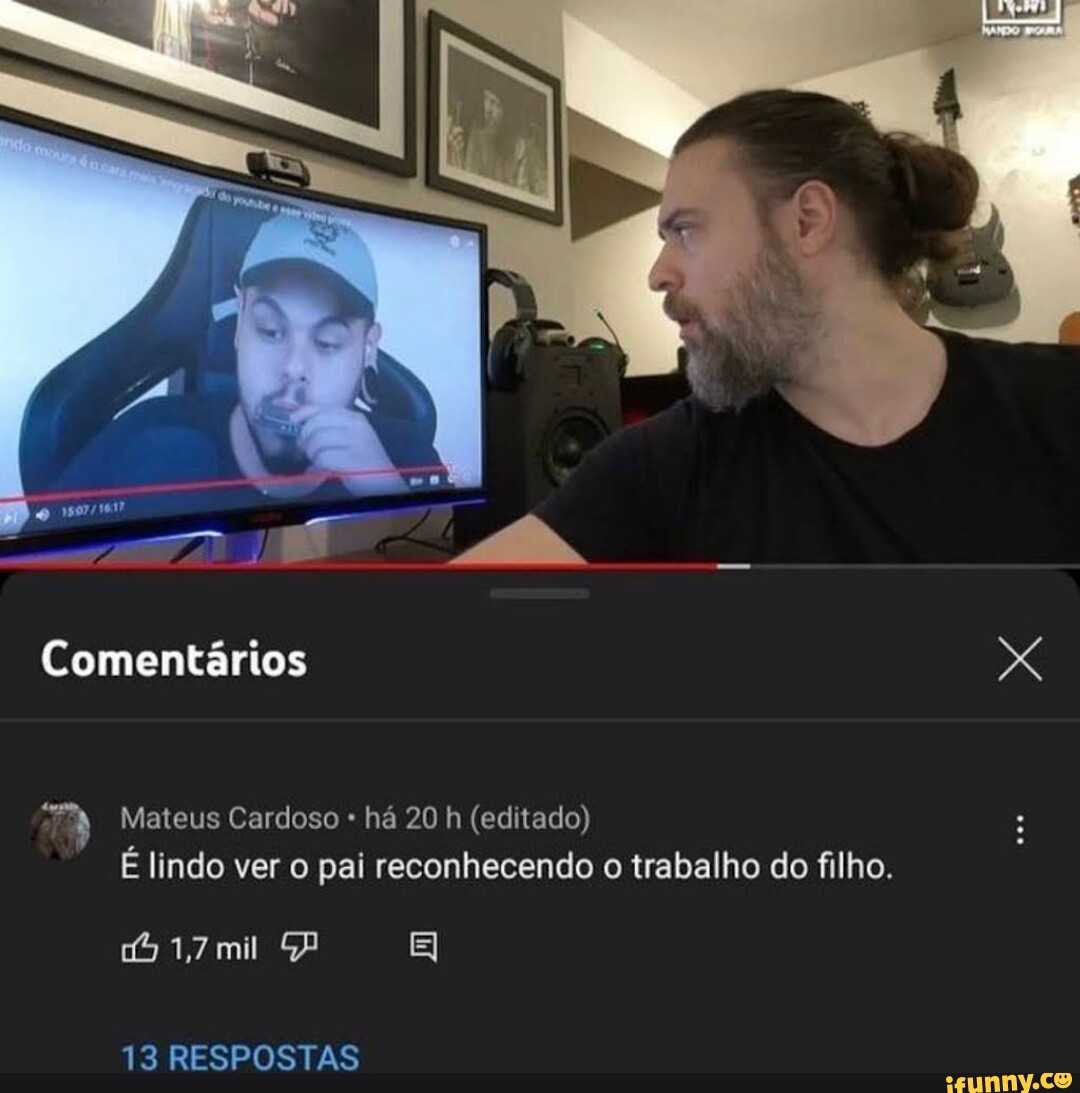 Comentários X Mateus Cardoso há 20 h editado lindo ver o pai