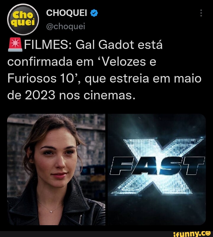 Choquei Choquei Be Filmes Gal Gadot Est Confirmada Em Velozes E