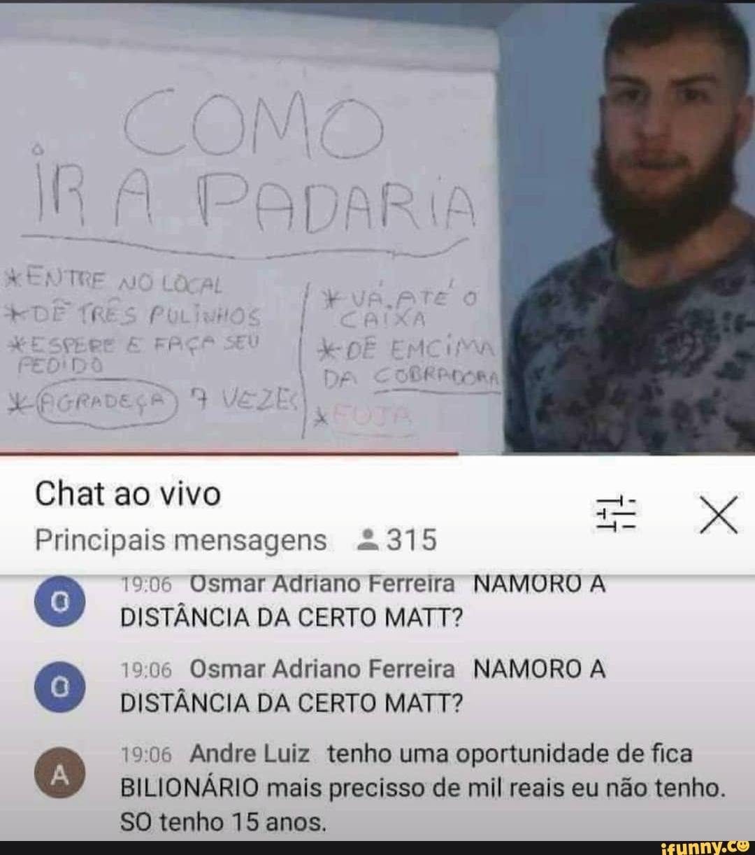 Chat Ao Vivo Principais Mensagens 4315 4 Usmar Adriano Ferreira NAMORO