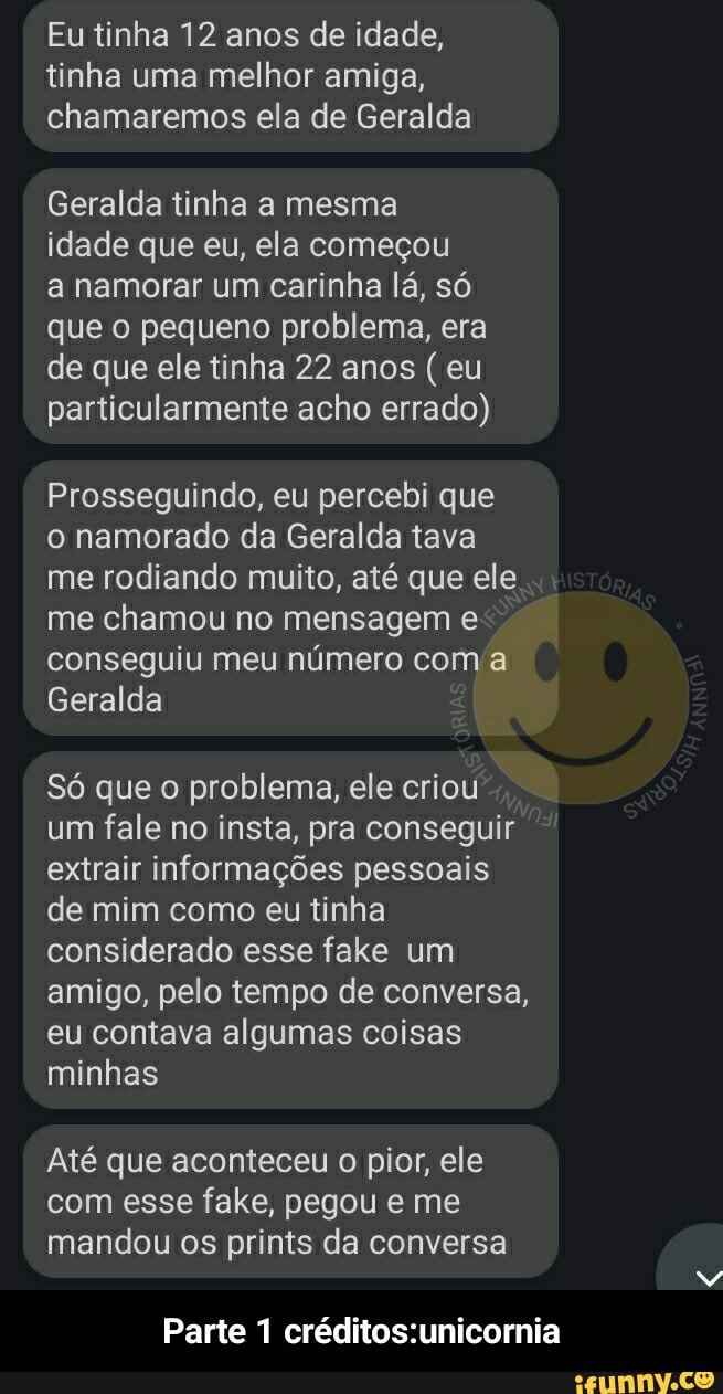 Eu Tinha Anos De Idade Tinha Uma Melhor Amiga Chamaremos Ela De