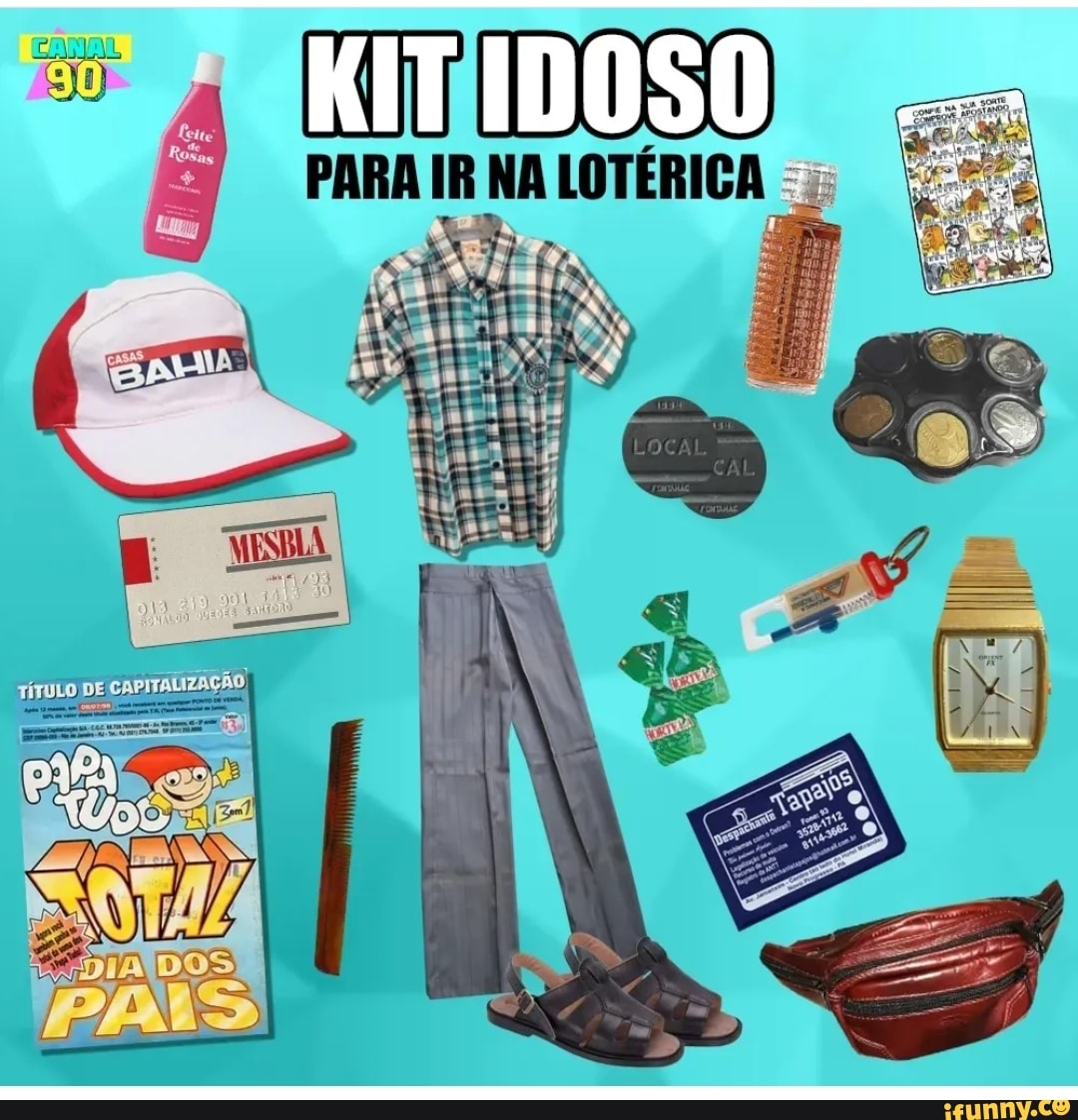 KIT IDOSO PAR IR NE RICA IFunny Brazil