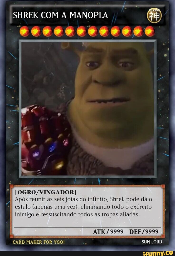 Prime Shrek A Manopla Ap S Reunir As Seis J Ias Do Infinito Shrek