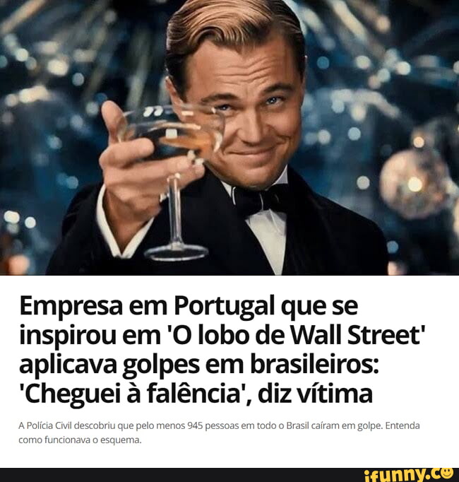 Qo Empresa Em Portugal Que Se Inspirou Em O Lobo De Wall Street