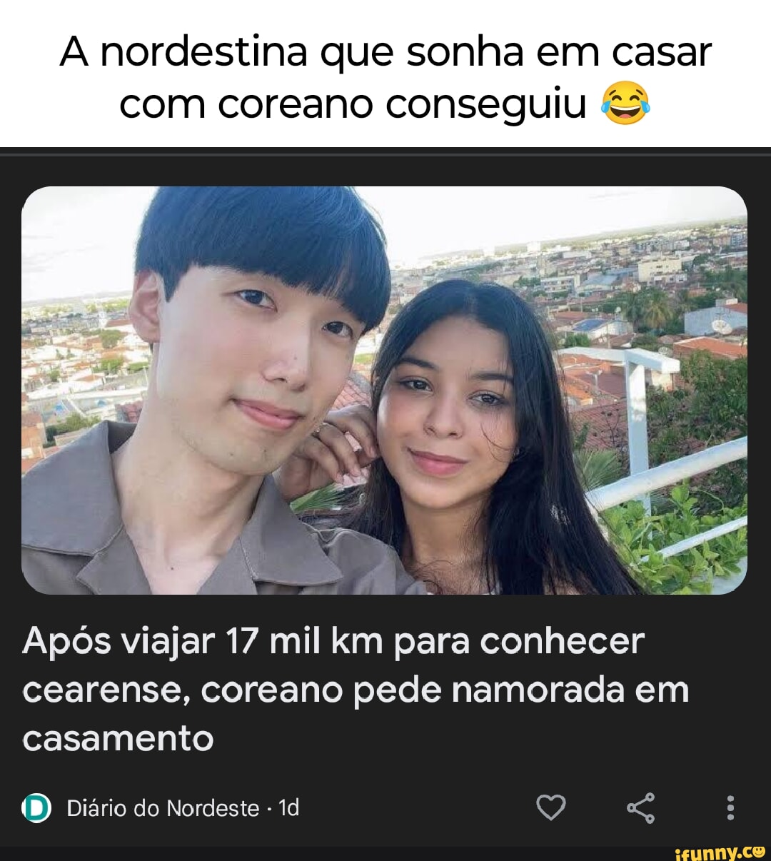 A Nordestina Que Sonha Em Casar Coreano Conseguiu Ap S Viajar