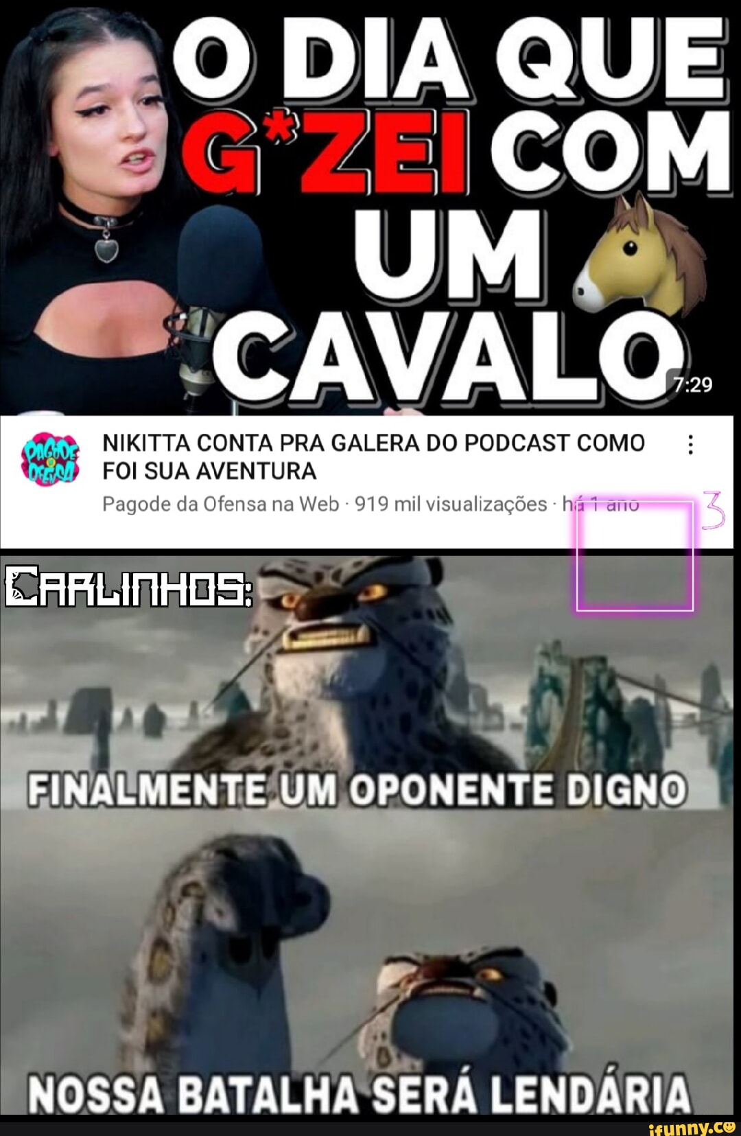 O DIA QUE UM CAVALO NIKITTA CONTA PRA GALERA DO PODCAST COMO FOI