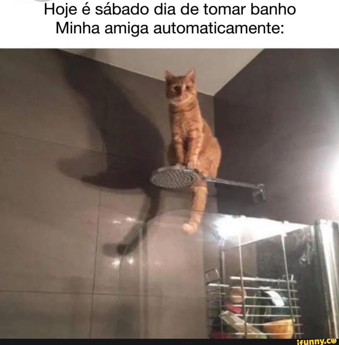 Marca um amigo 😂😂🫣 - Hoje é sábado dia de tomar banho Minha amiga  automaticamente: - iFunny Brazil