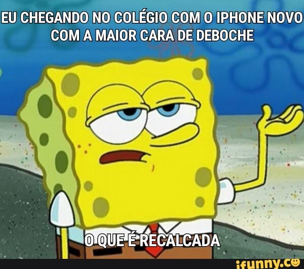 bob esponja deboche meme