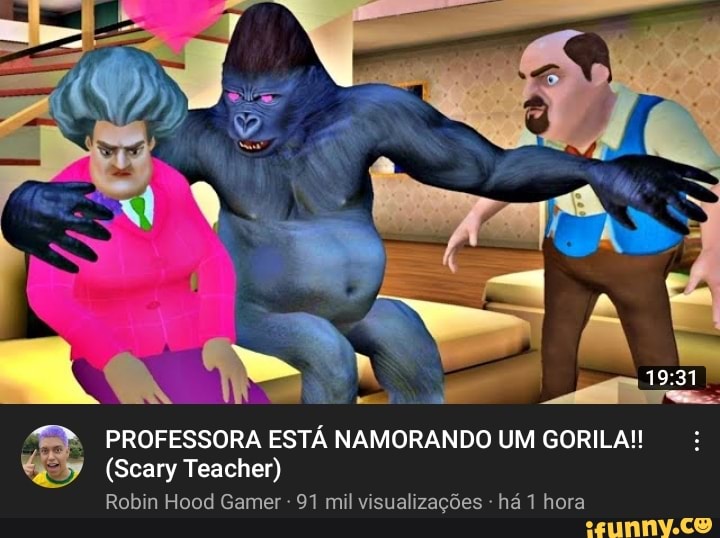 A PROFESSORA DIZ QUE É GAMER (Scary Teacher) 