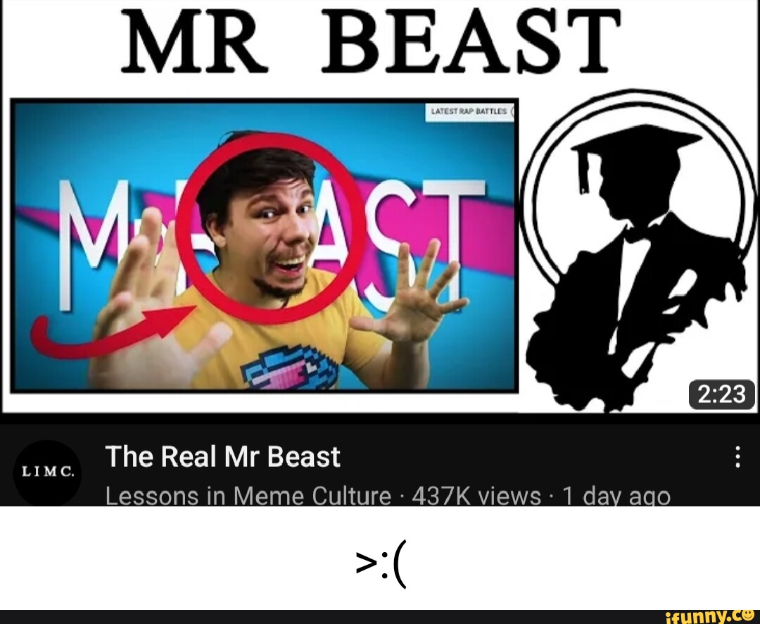 MR BEAST The Real Mr Beast Lessons in Meme Culture - 437K views 1