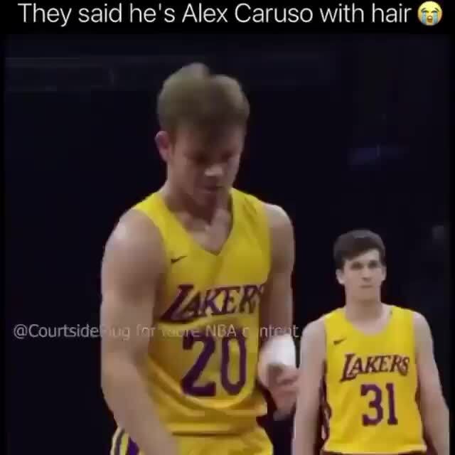 They said he s Alex Caruso with hair Courtside JAKERS iFunny Brazil