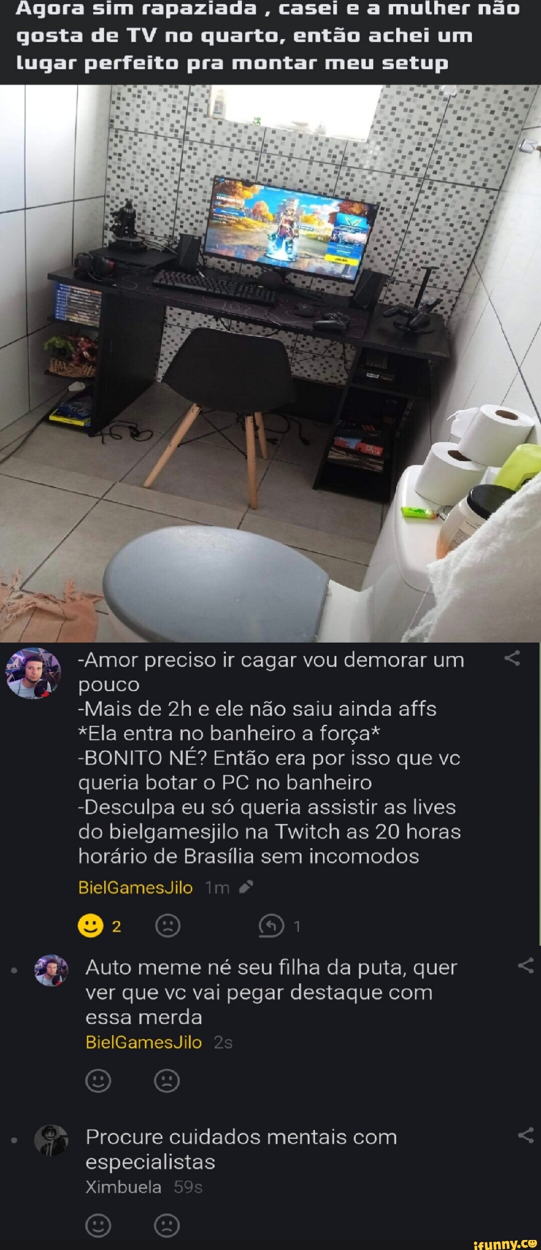 Gamer Poser - Agora as mina que pedem Netflix vão ter que ir na casa de vcs  👍🏻