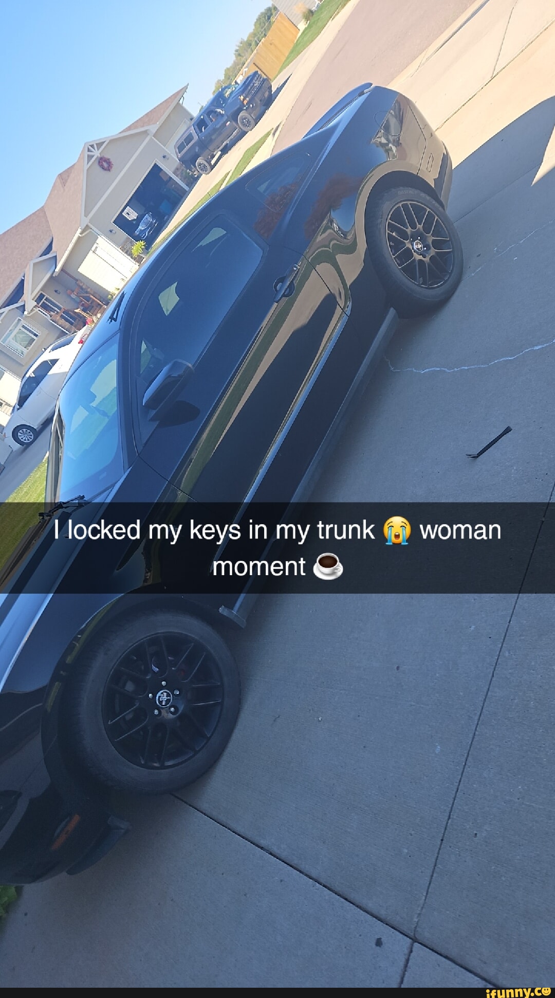 Keys locked in trunk