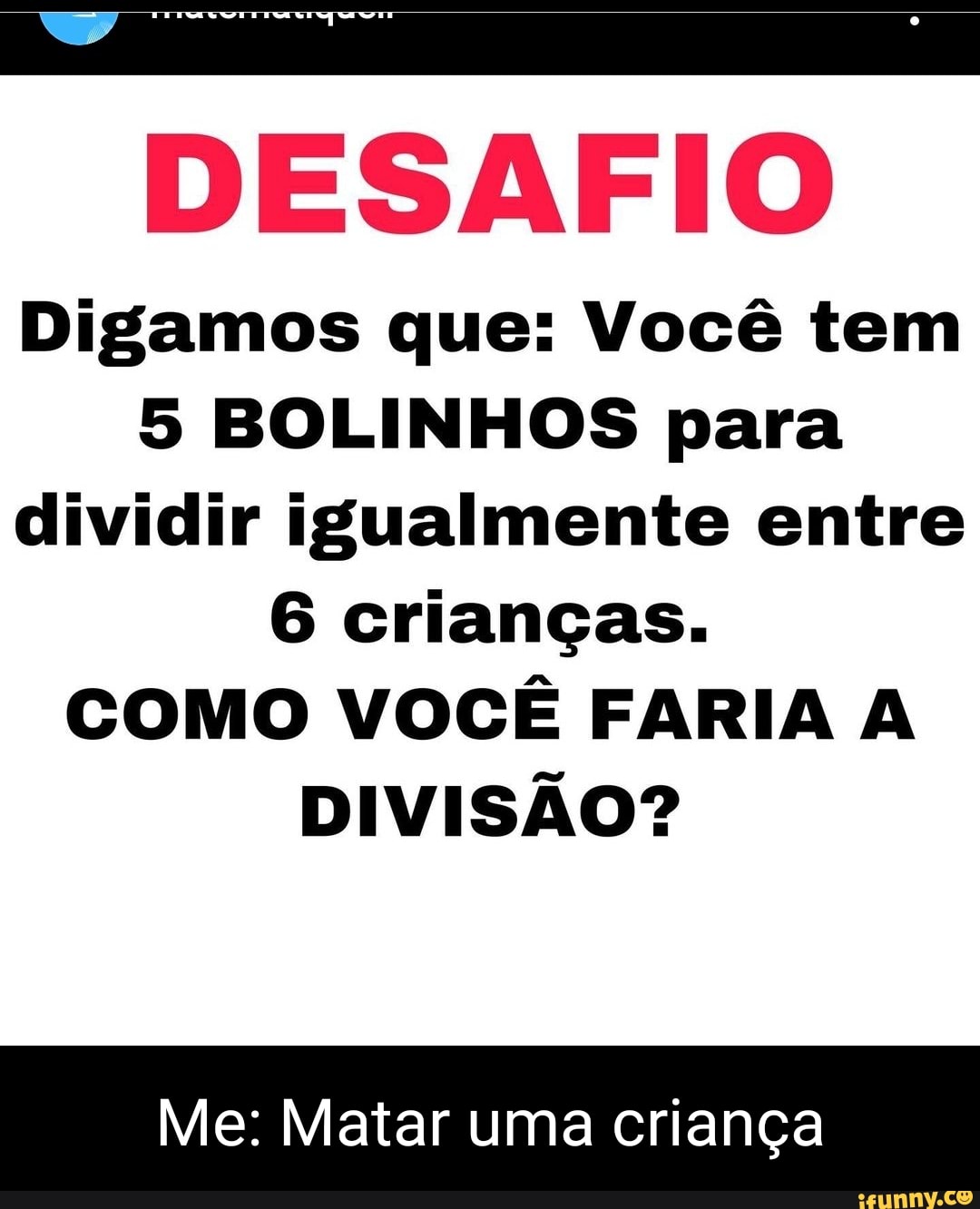 desafio de divisão