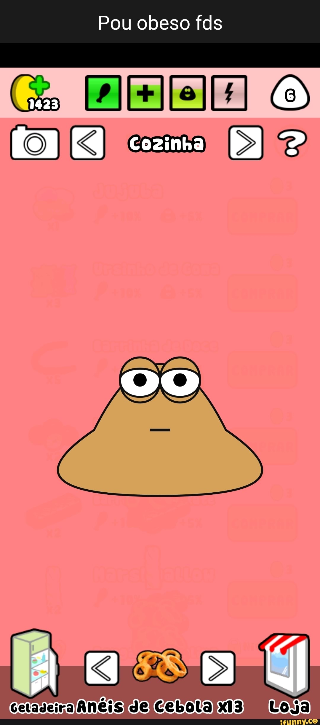 Pou Con Sobrepeso 🍔 