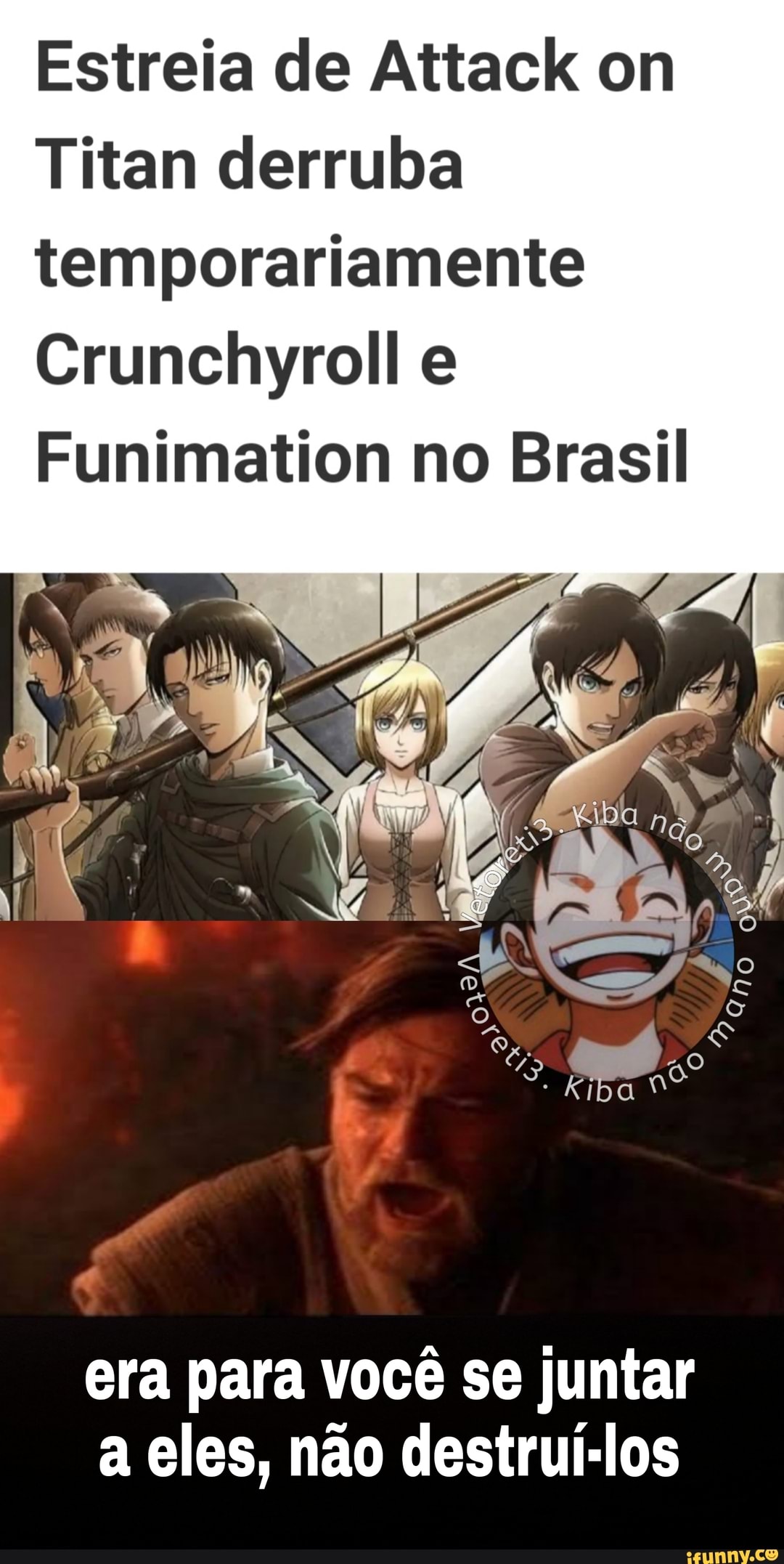 Fim de Attack on Titan derruba os servidores da Crunchyroll