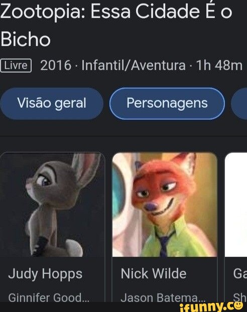 Filme: Zootopia - Essa Cidade é o Bicho (2016)