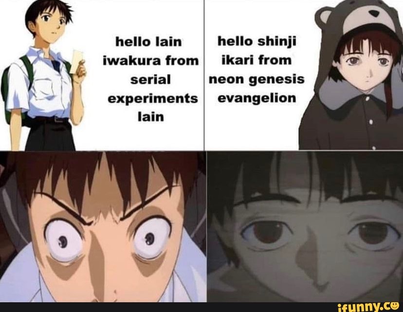 Iwakura, lain Iwakura, serial Experiments Lain, Yotsuba, lain, for telegram,  lie, board, 4chan, Internet meme