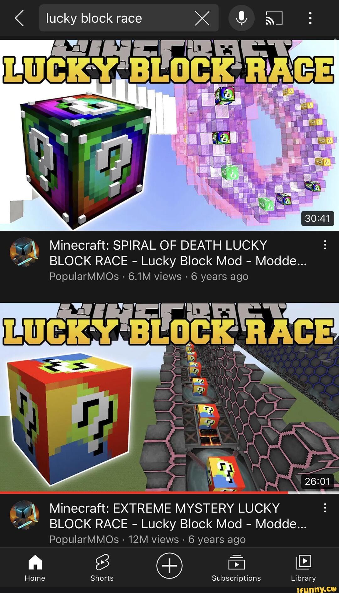 Spiral Lucky Block Race