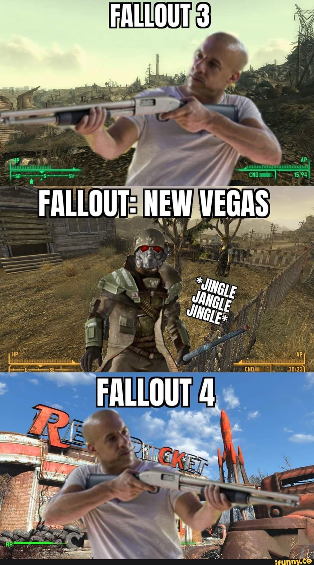 How do 'Fallout: New Vegas' and 'Fallout 4' compare to one another