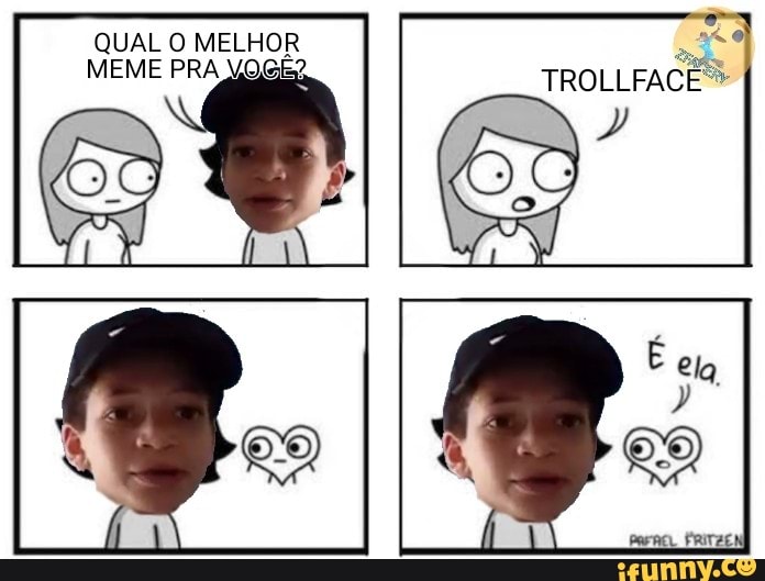 Base de meme do trollface triste - iFunny Brazil