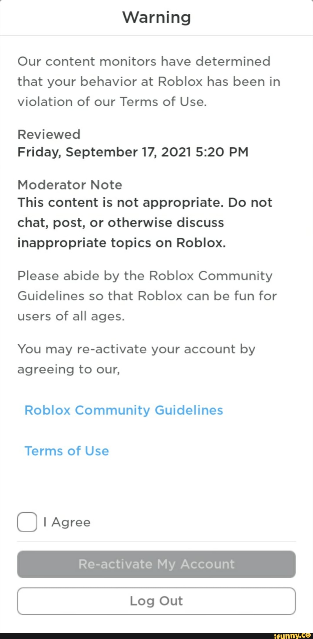 A moderação do roblox é muito boa gente, ta aprovado😃😃 : r/HUEstation