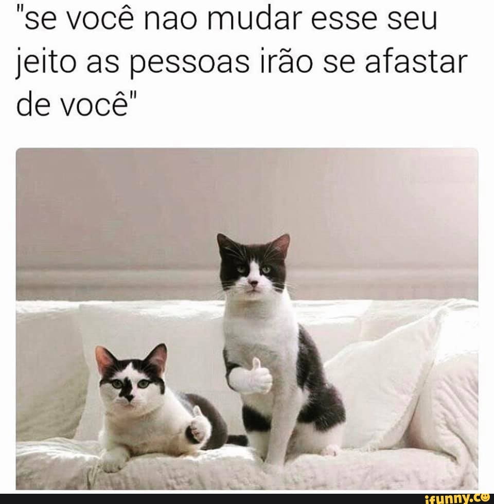 Você vai acabar afastando todo mundo com esse seu jeito eu: UMA PEMA NÉ -  iFunny Brazil