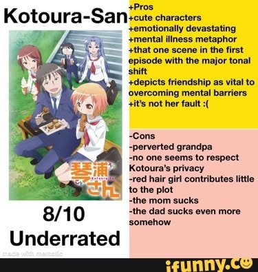 Kotoura-san Abridged Episode 01 