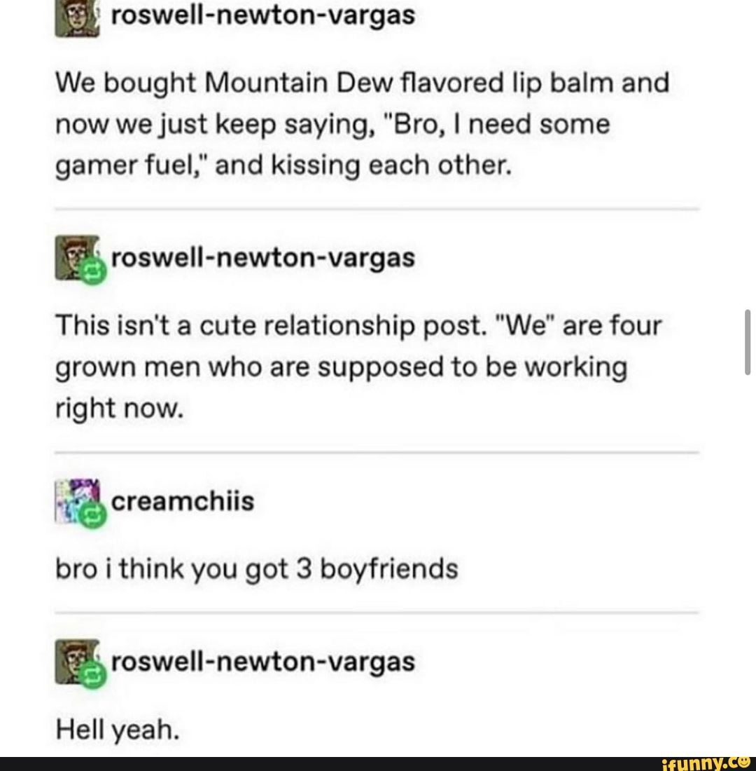 Mountain dew lip balm meme