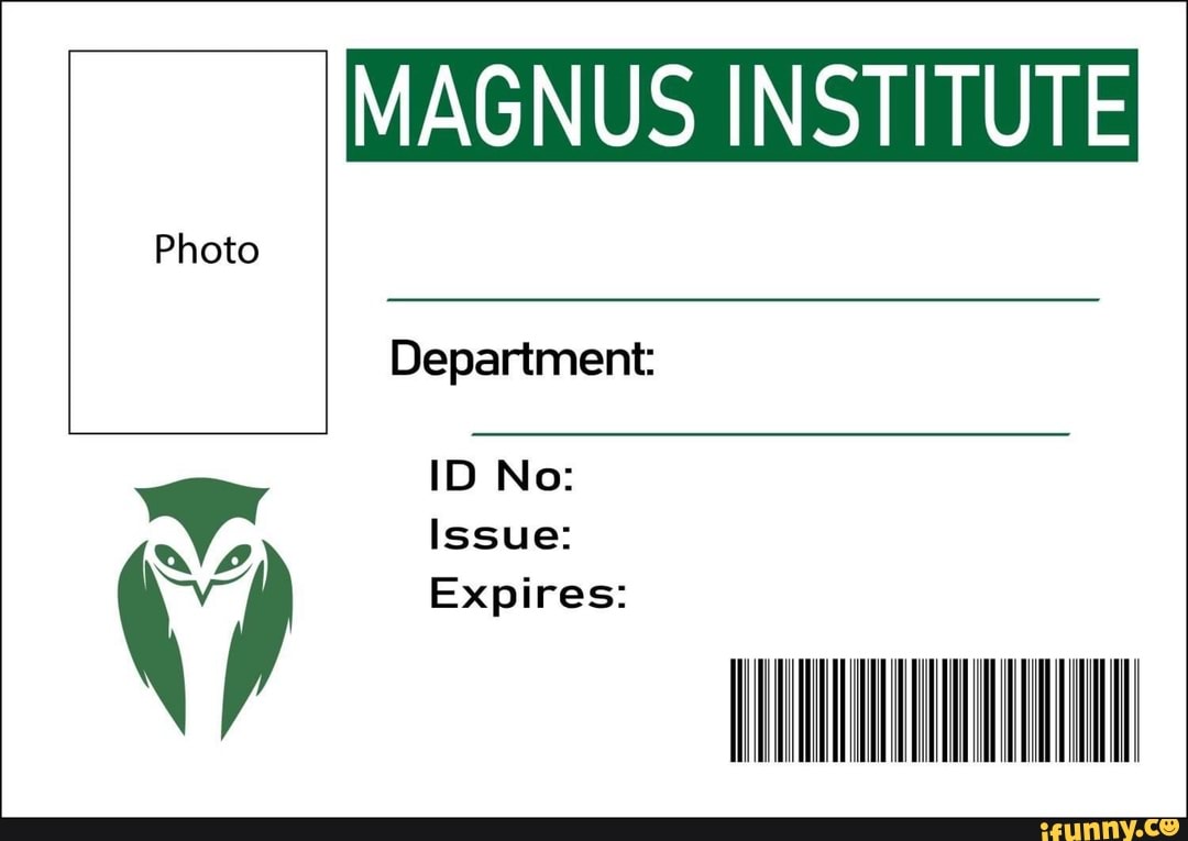 MAGNUS INSTITUTE Department: Issue: Expires: - iFunny Brazil