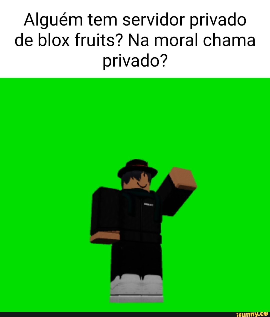 COMO ENTRAR EM UM SERVIDOR PRIVADO DO BLOX FRUITS ROBLOX 