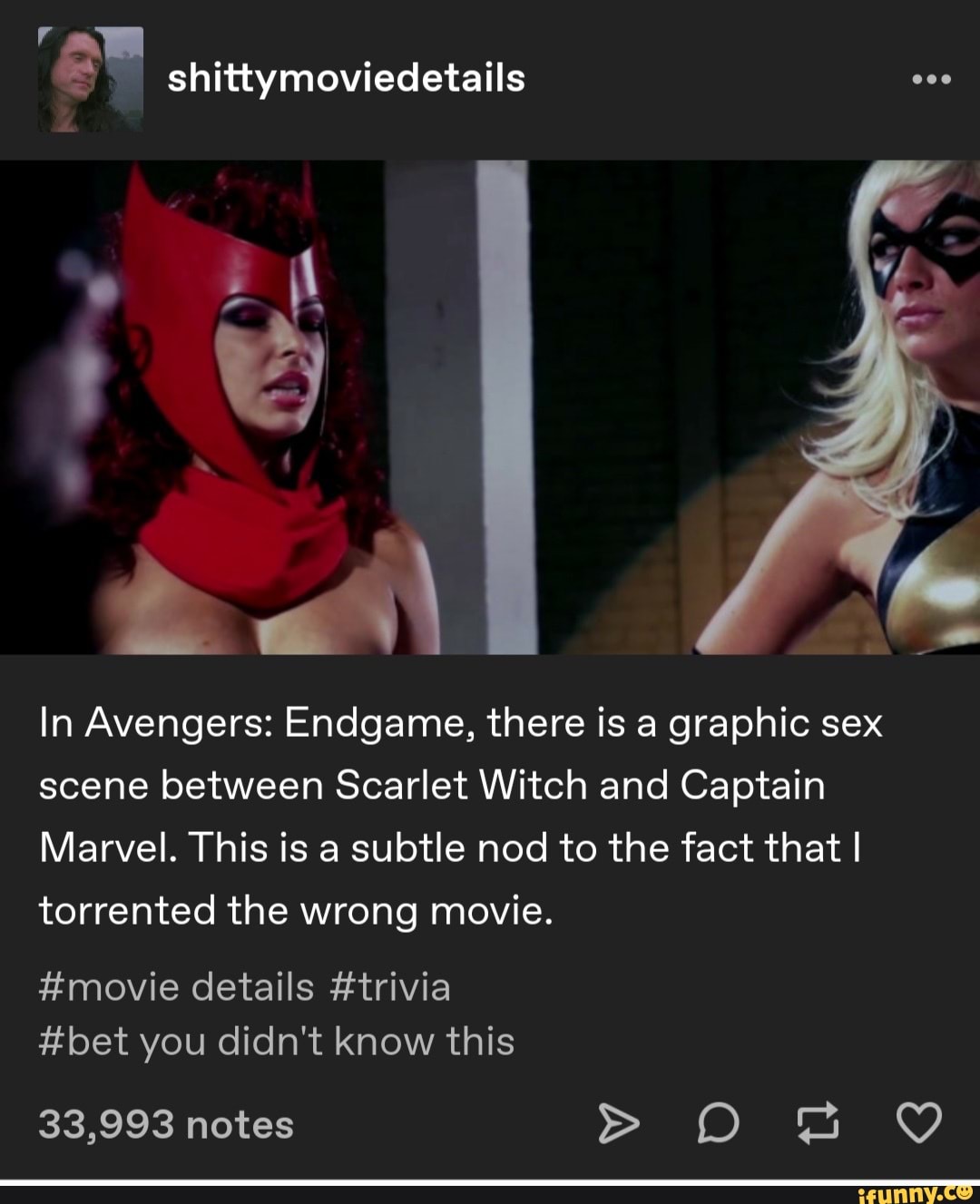 Avengers 4 scene sex