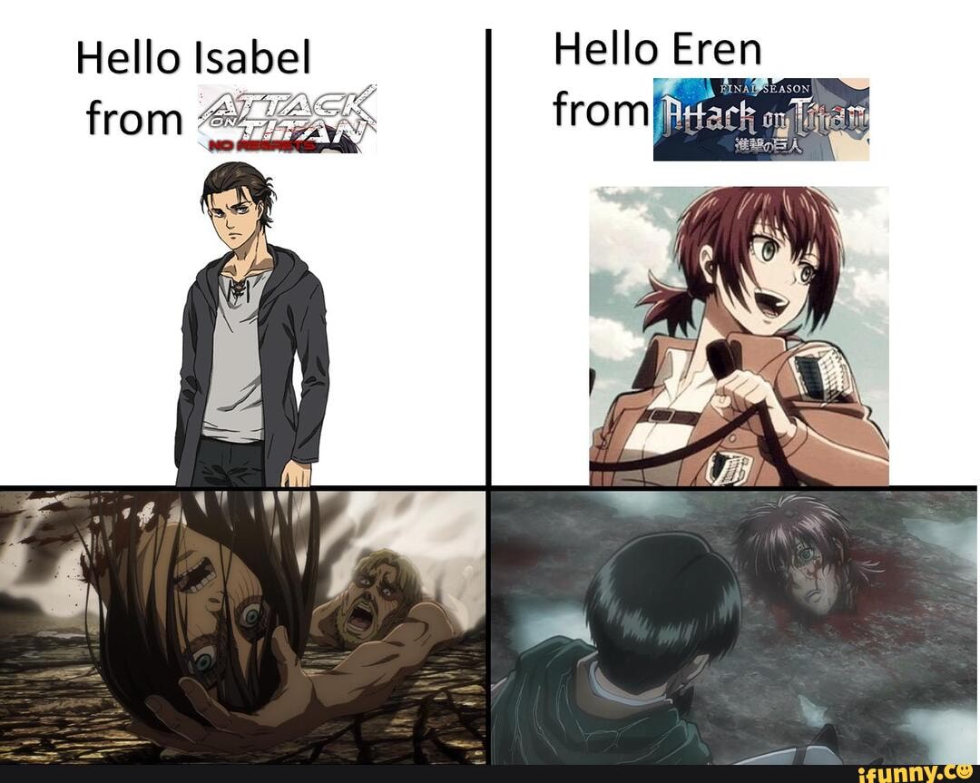 Hello Isabel Hello Eren ot ason from from tack 