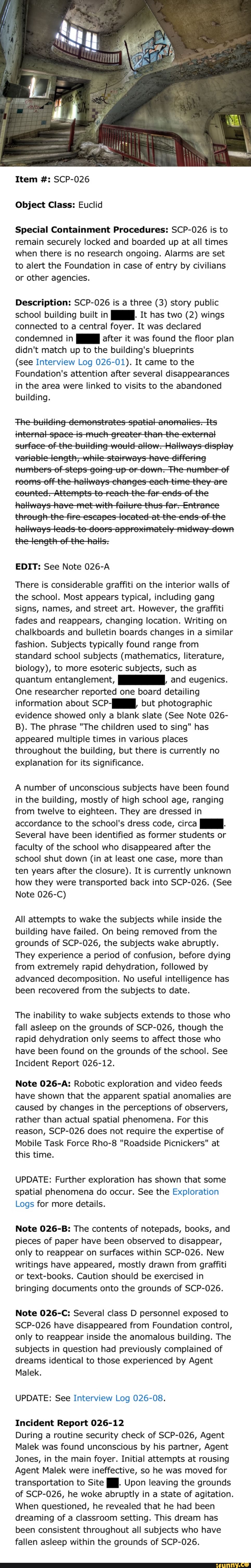 The SCP Files - WARNING: This number is not real. It is used for personnel  of The Foundation ONLY.