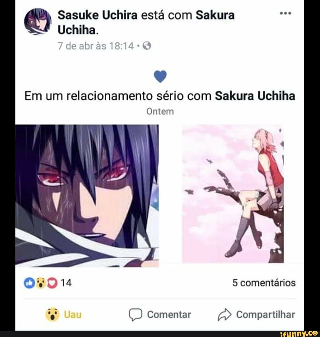 Sakura e Sasuke dão mais um passo em seu relacionamento em