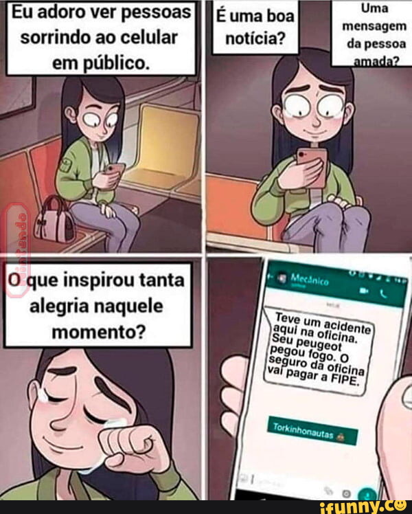 Jovem mulher enviando mensagens de texto navegando e rolando as mídias  sociais em um telefone sentindo-se feliz despreocupada e sorrindo ouvindo  podcast de música ou assistindo memes engraçados da internet online enquanto