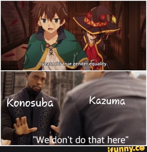 Decidi assistir Konosuba depois de ver alguns memes * - iFunny Brazil