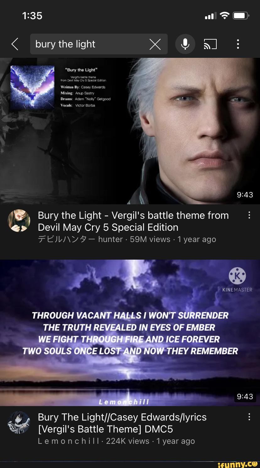 The Alpha and Omega  Vergil Theme Devil May Cry Bury The Light