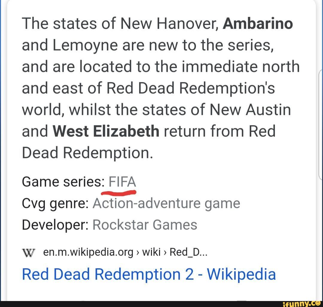 Red Dead Redemption 2 - Wikipedia