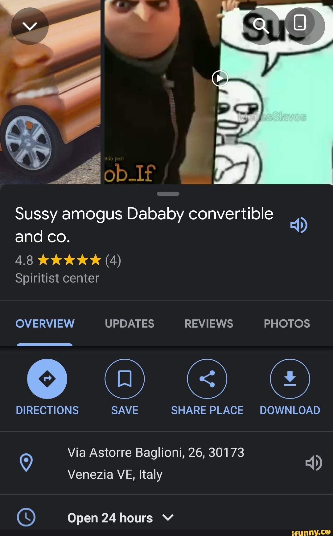 9 @ 56 ll 97% dababy sussy amogus x oF More filters Swacden Tl