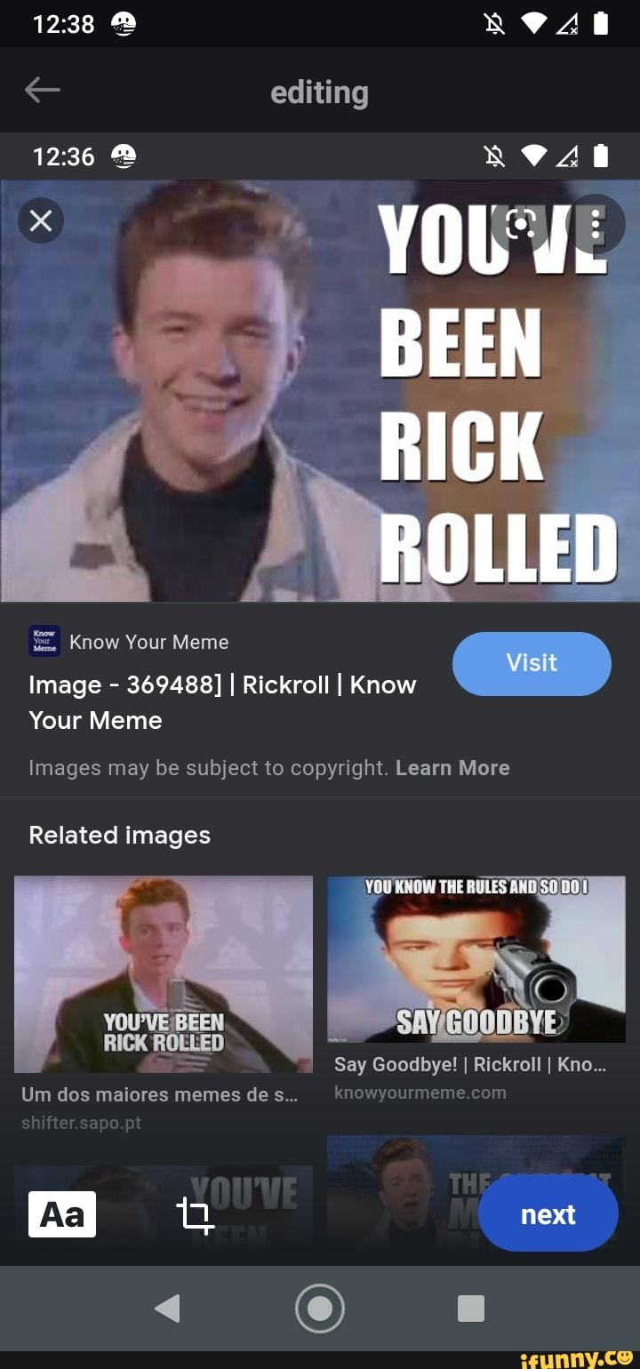 Rickroll  Know Your Meme