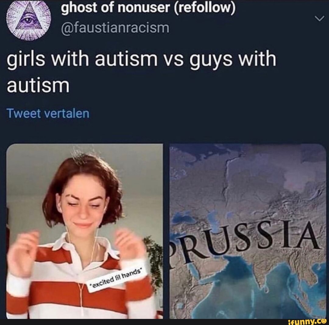 Girls with autism vs. Boys with autism, Ghost Staring / Ghost Gaze (MW2)