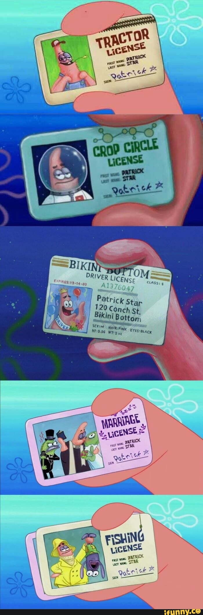 Patrick Star 120 Conch st. Bikini Botton SE 006 wra. iFunny Brazil