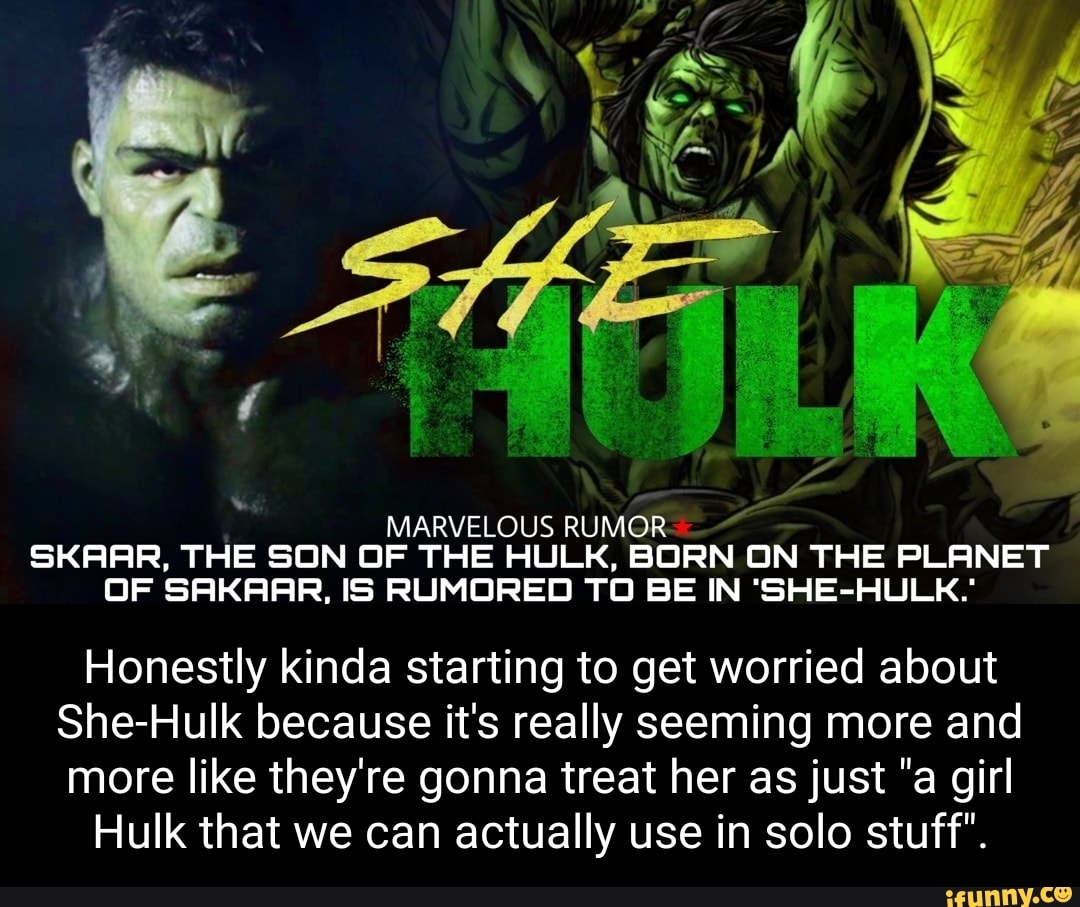 Me excited to see Skaar in She-Hulk - iFunny Brazil