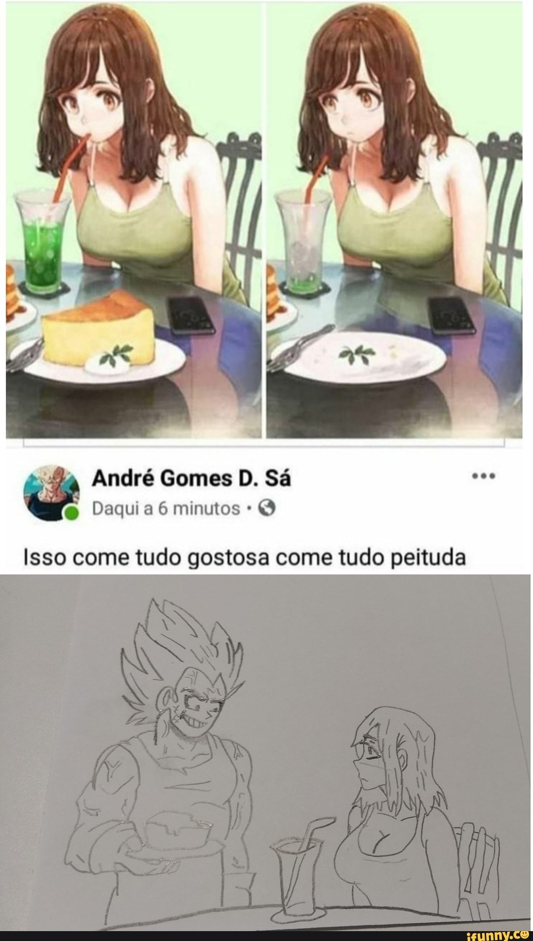 Ulla André Gomes D. Sá Daqui 6 minutos Isso come tudo gostosa come tudo  peituda - iFunny Brazil