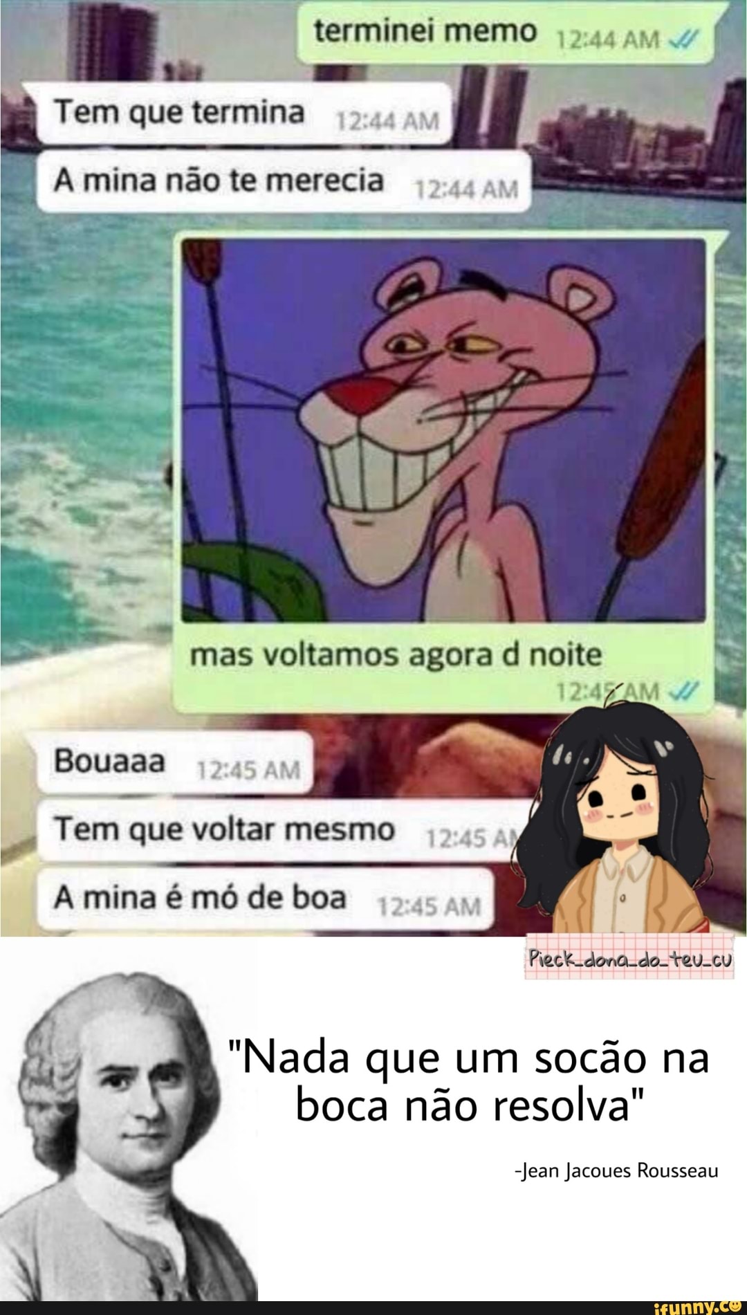 QUANDO VC TA COMENDC A MINAE ELA FALA -MINHA VEZ - iFunny Brazil