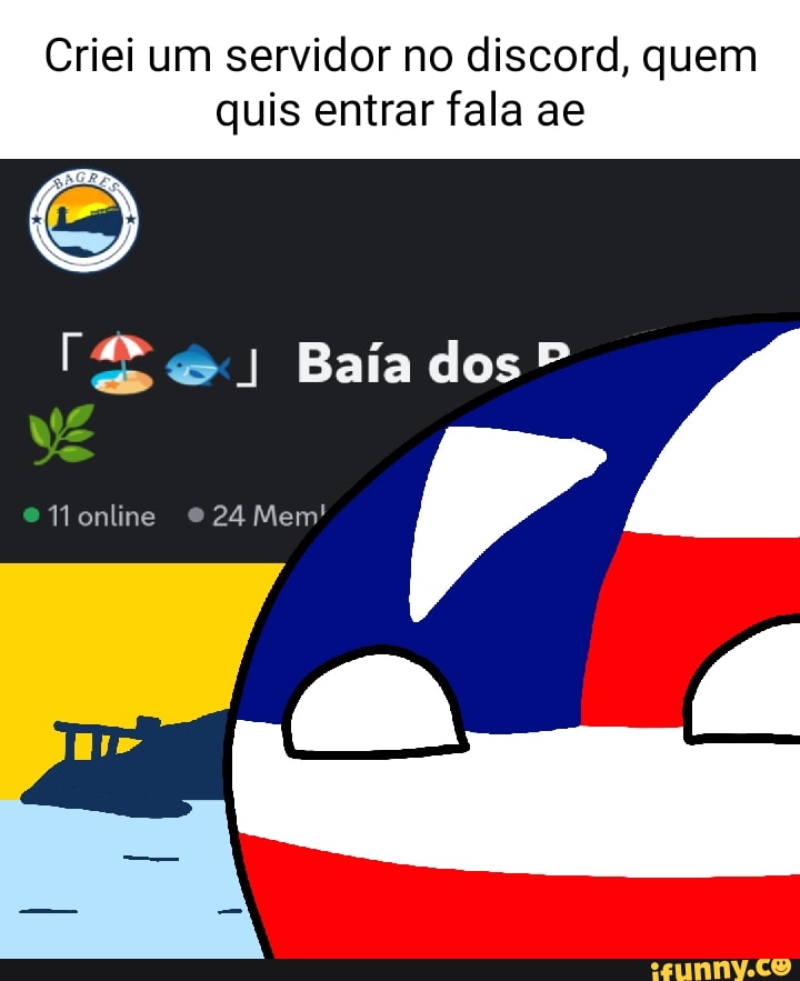 Alguns ifunnyers criaram um servidor no discord e eu gostaria que vocês  entrassem no servidor para