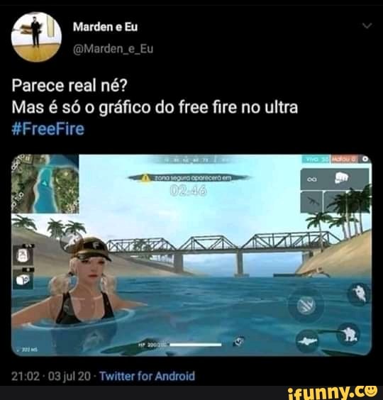 Pelo menos a água no free fire e mais realista que na do Minecraft A do  Free Fire: A do Minecraft: - iFunny Brazil